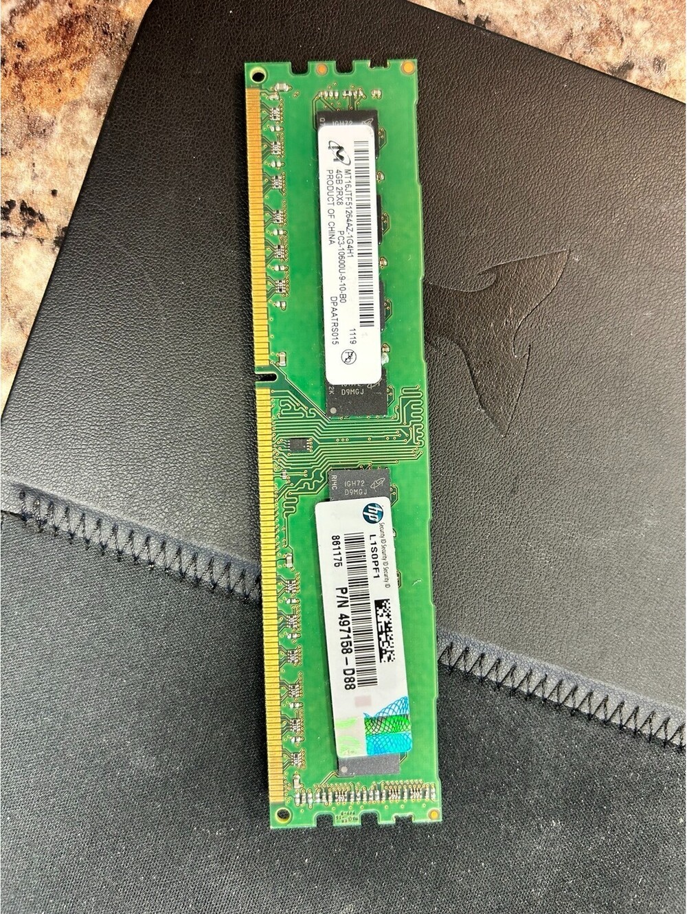 Micron 4GB DDR3-1333 PC3-10600U 2Rx8 RAM MT16JTF51264AZ-1G4H1 HP